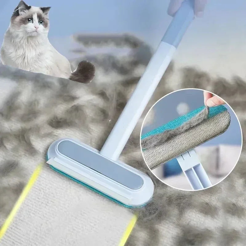 Conjunto de ferramentas para remoção de pelos de animais de estimação, luvas reutilizáveis ​​para remoção de pelos estáticos, luvas de dupla face para remoção de pelos de cães e gatos para carpetes e sofás