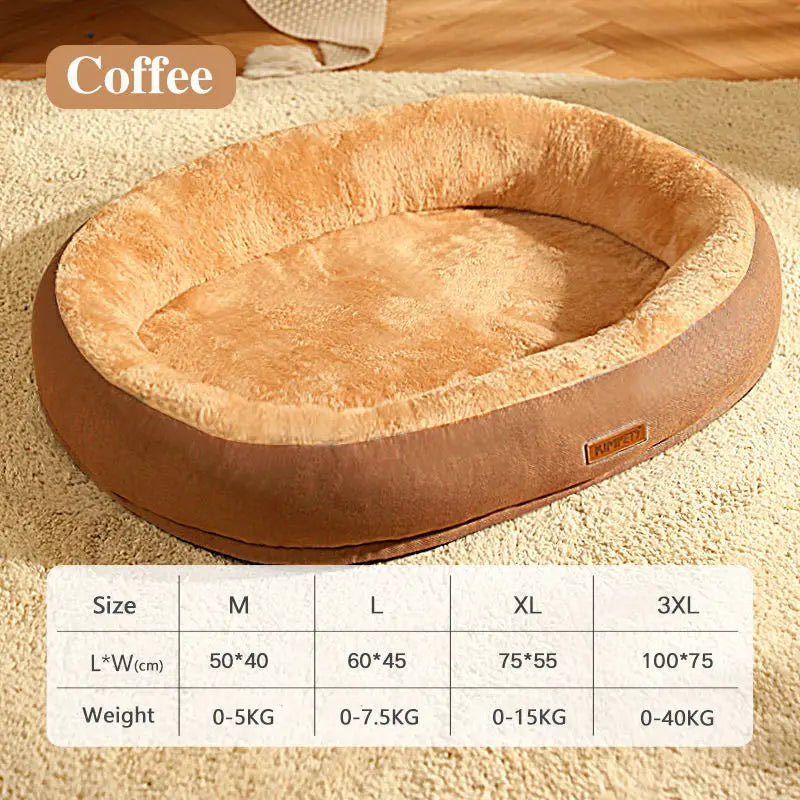 Pet Dog Bed Sofa Cat Warm Soft and Comfortable Sleeping Bed with Non-slip Design Portable Detachable Washable Pet Dog Bed Sofa