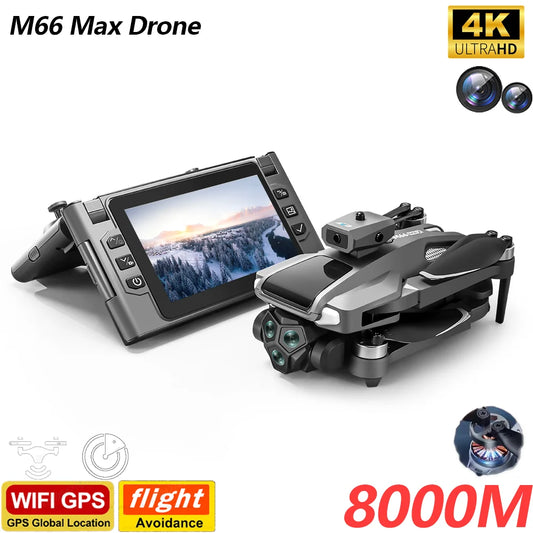Novo drone 2025 com controle de tela flutuante, ESC duplo, câmera HD 4K, voo de 30 minutos, 5G, Wi-Fi, GPS, fluxo óptico de retorno, brinquedo RC sem escovas