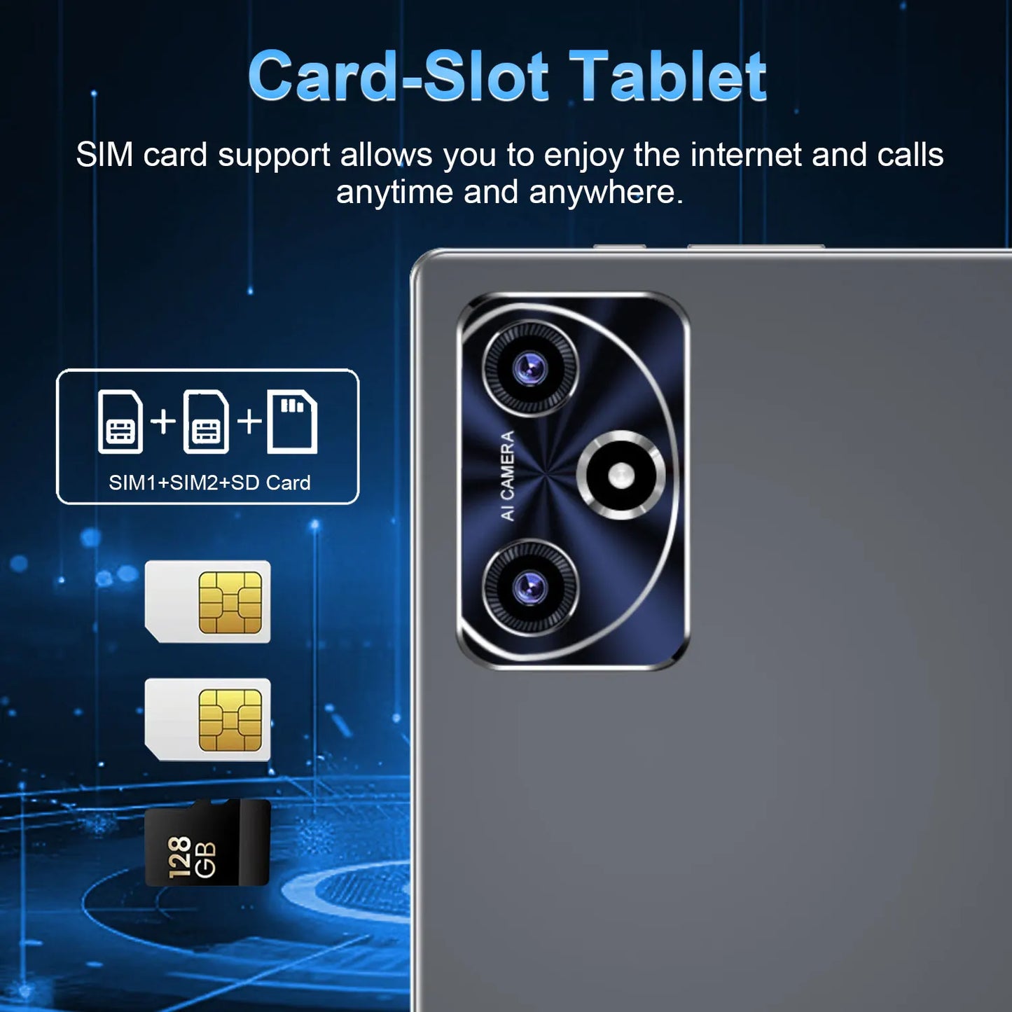 Tablet Android 2025, 20000mAh, 10,36 polegadas, versão global, 22 GB + 2 TB, nova rede, 14 núcleos, Android 13.0, Wi-Fi