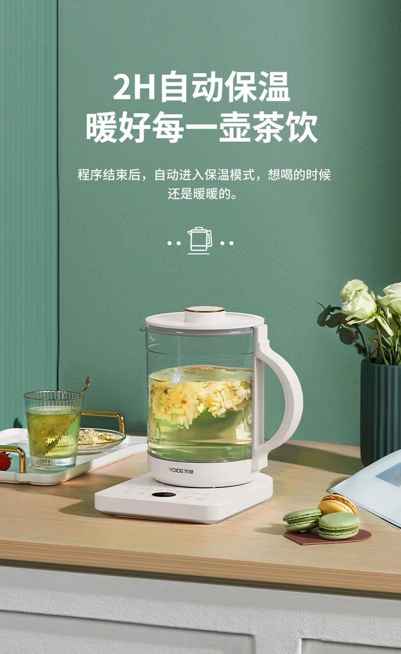 1L Multifuncional Máquina de Chá de Ervas Chaleira Elétrica Home Stewing Cooking Flower Medicine Pot Fervente Atacado