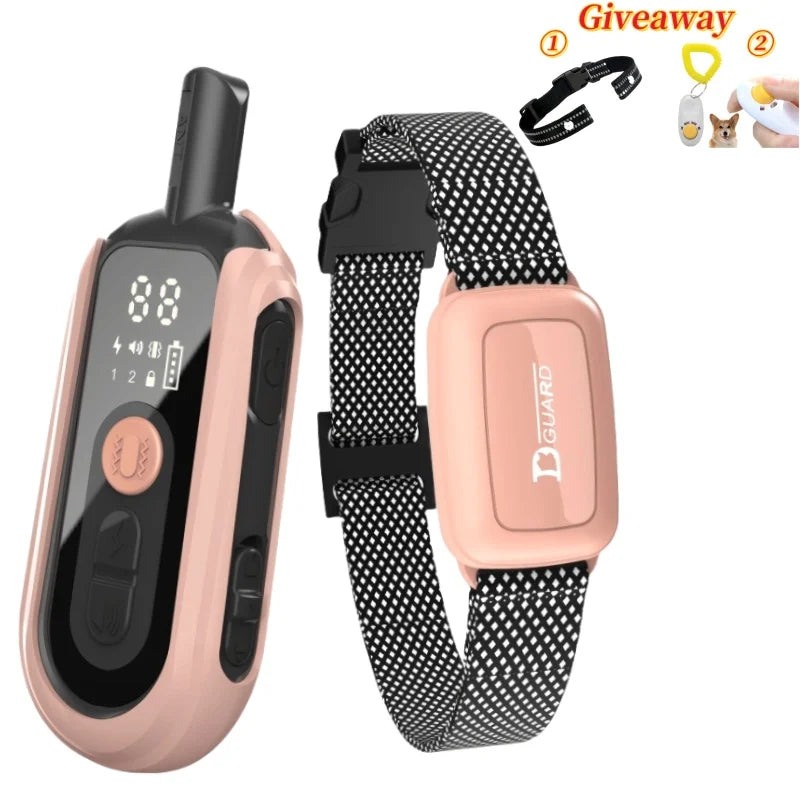 YHLC Smart Automatic Anti Barking Dog Collar HD Digital Display Waterproof Collar For Dog Rechargeable Bark Stopper Stop Barking