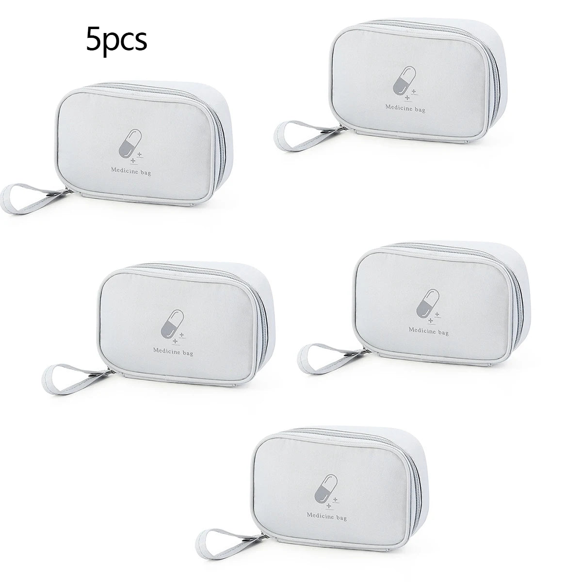 1 peça/3 peças/5 peças bolsa de remédios portátil kit de primeiros socorros kit de emergência médica organizador para viagem ao ar livre remédios domésticos pílulas