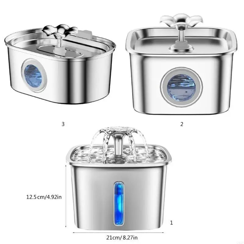 G92C 2.6L Dispensador Automático de Água para Animais de Estimação Bebedouro para Cães e Gatos