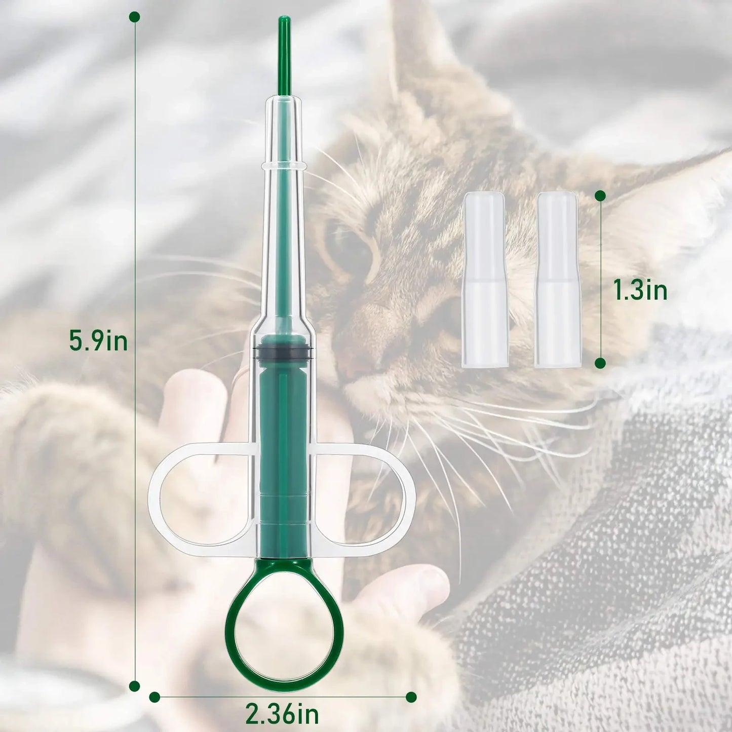 Dispensador de medicamentos para animais de estimação, bastão de alimentação de pressão para cães e gatos, pílulas para comer, pílulas, artefatos de medicamentos, cuidados com doenças em animais de estimação