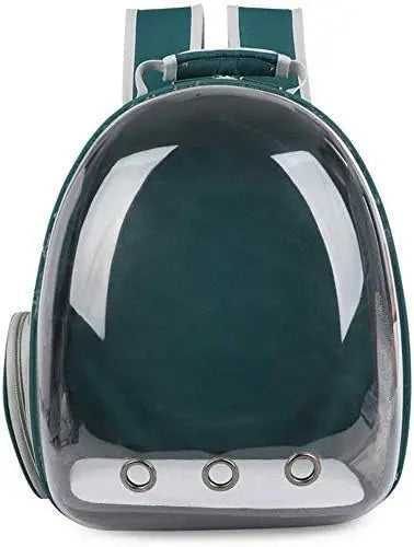 Mochila para transporte de animais de estimação, cápsula transparente, mochila para animais de estimação, filhotes, gatinhos, pássaros, transportadora respirável para viagem