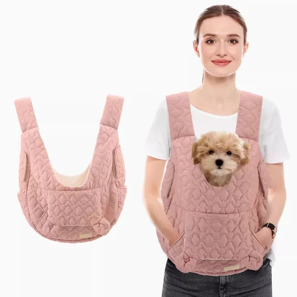 Bolsa de transporte para animais de estimação, mochila de peito extra grande com capacidade para cães e gatos, bolsa para atividades ao ar livre, à prova d'água e resistente ao vento, bolsa portátil para animais de estimação