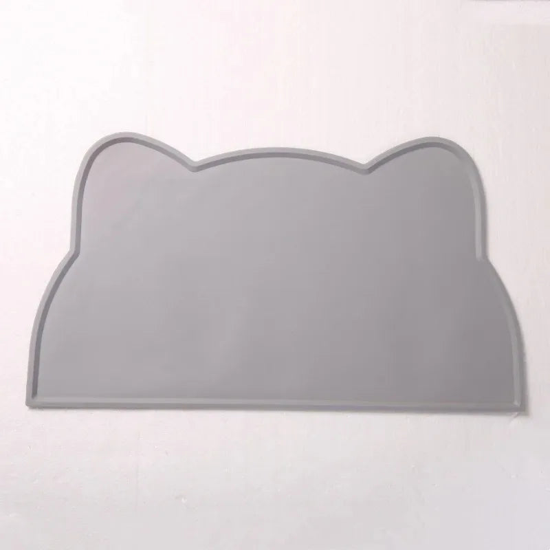 Pet Silicone Food Mat Waterproof, Anti-slip, Dirty, Washable and Easy to Clean, Universal Tableware Mat for Cats and Dogs.