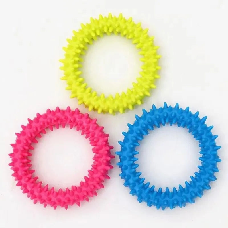 Brinquedos para animais de estimação para cães pequenos Brinquedo de borracha resistente a mordidas para cães Brinquedos para limpeza dos dentes Brinquedos de treinamento para mastigar Suprimentos para animais de estimação Filhotes