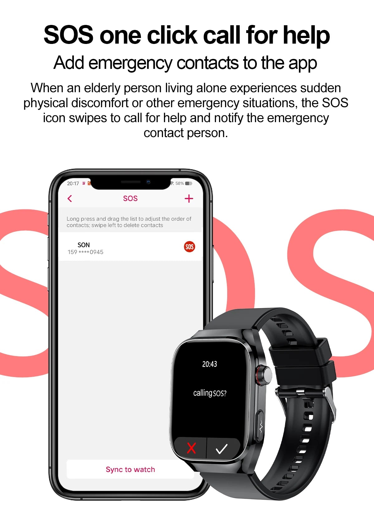 Novo 2025 para Huawei Três altas pressão arterial Smartwatch ECG Ácido Úrico Frequência Cardíaca Relógio Análise Corporal Monitoramento de Saúde Relógios