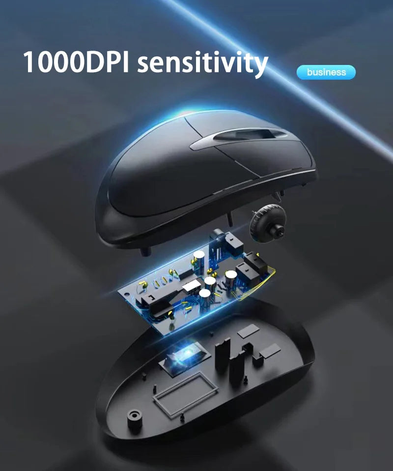 Mouse com fio Xiaomi Classic com design ergonômico e interface USB fotoelétrica de 1000 DPI, mouse para computador com fio para escritório, escola e casa