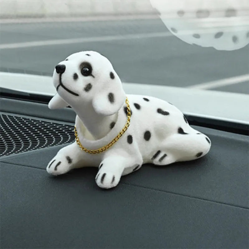 Car Ornaments Doll Husky Beagle St Bernard Shepherd Shake Head Dog Duck Decoration Auto Interior Accessories Cute Creative Gifts