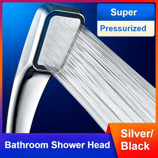 Chuveiro de alta pressão com 300 furos, bico de pulverização com efeito de chuva, acessórios para chuveiro de banheiro e casa