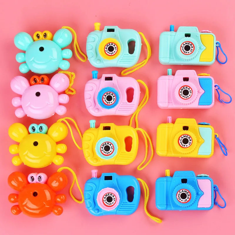 5 peças Mini Câmera de Brinquedo com Padrão Animal de Desenho Animado para Crianças Festa de Aniversário Lembrancinha de Carnaval Presente Menino Menina Recompensa Escolar Recheio de Guloseimas