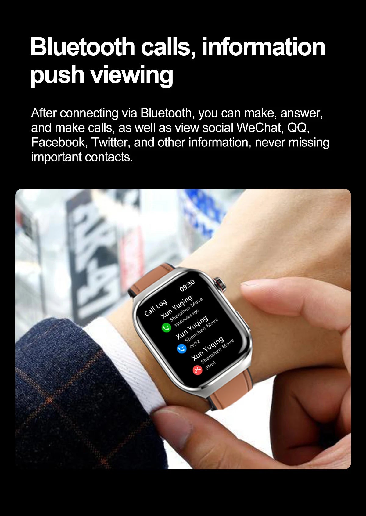 Novo 2025 para Huawei Três altas pressão arterial Smartwatch ECG Ácido Úrico Frequência Cardíaca Relógio Análise Corporal Monitoramento de Saúde Relógios