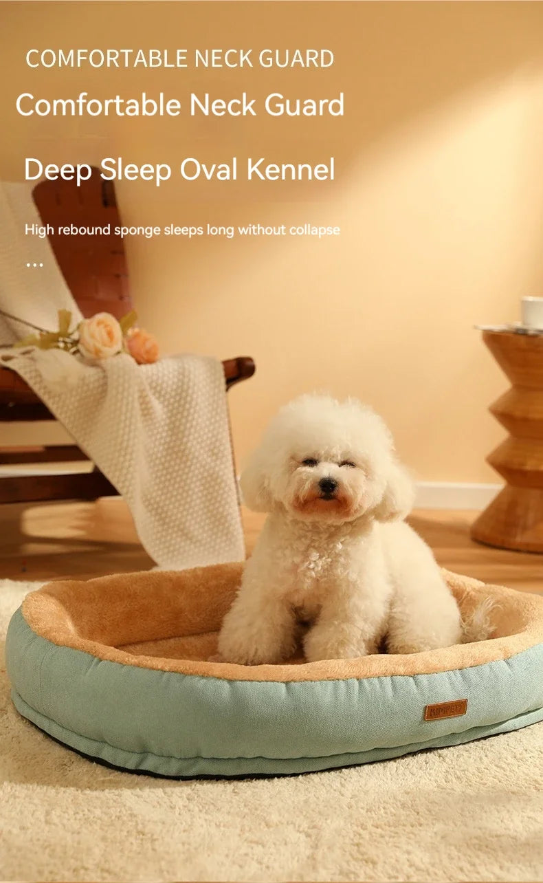 Pet Dog Bed Sofa Cat Warm Soft and Comfortable Sleeping Bed with Non-slip Design Portable Detachable Washable Pet Dog Bed Sofa