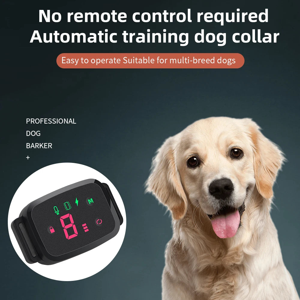 New 800m Electronic Dog Training Collar Remote Control Shock Collar Waterproof Anti Bark Dog Collar with Shock Vibration Sound