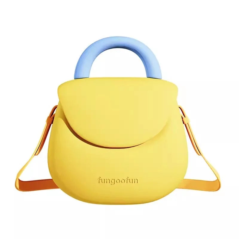 Bolsa de ombro transversal impermeável e espaçosa para mulheres, resistente a arranhões, leve, 4 cores da moda, bolsa esportiva de EVA