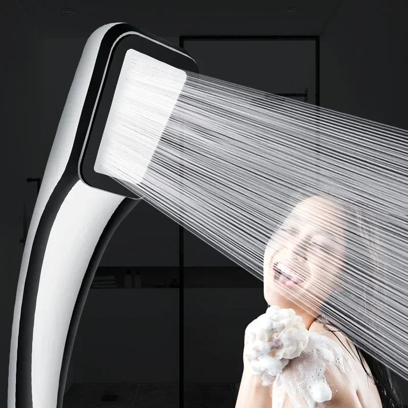 Chuveiro de alta pressão com 300 furos, bico de pulverização com efeito de chuva, acessórios para chuveiro de banheiro e casa