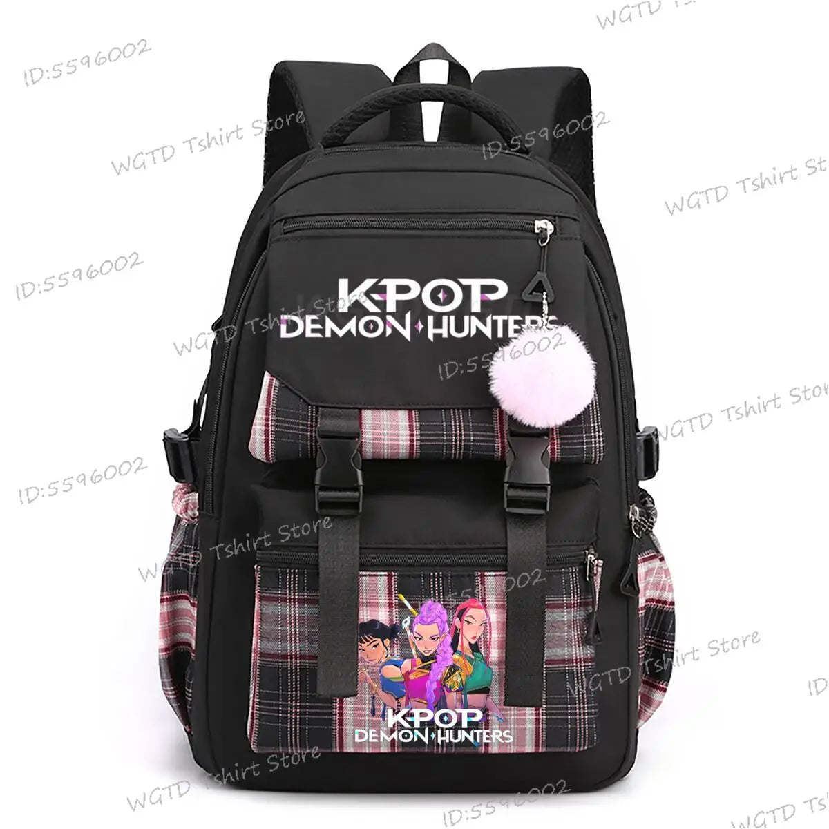 Mochila escolar infantil estampada do filme 2025 KPop Demon Hunters multifuncional mochila para estudantes e meninas nova moda mochila escolar