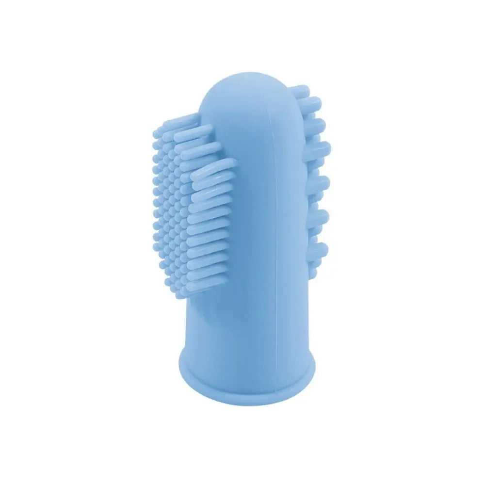 Silicone Pet Finger Toothbrush Bite Resistant Soft Cats Mouth Cleaner 360° Cleaning Pet Teeth Cleaning Fingertips for Cats Dogs