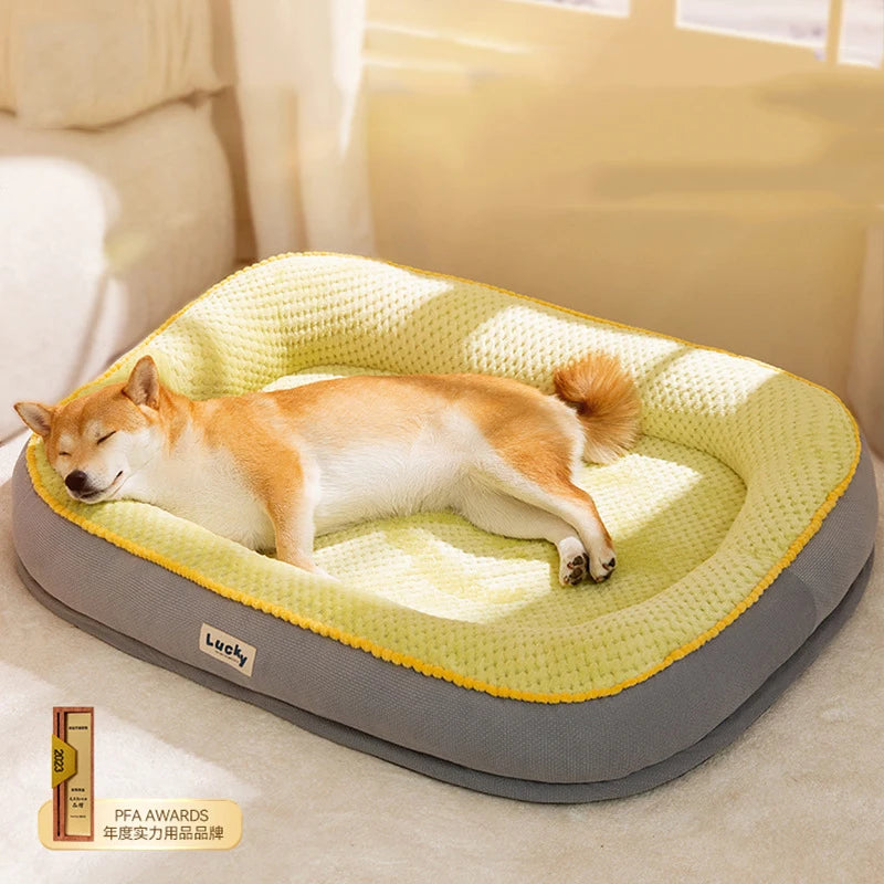 Very Soft Warm Dog Bed Pet Basket Cat House Sofa for Medium Large Dog Sofa Bed Cushion Dog Bed House Pet Supplies Accessories