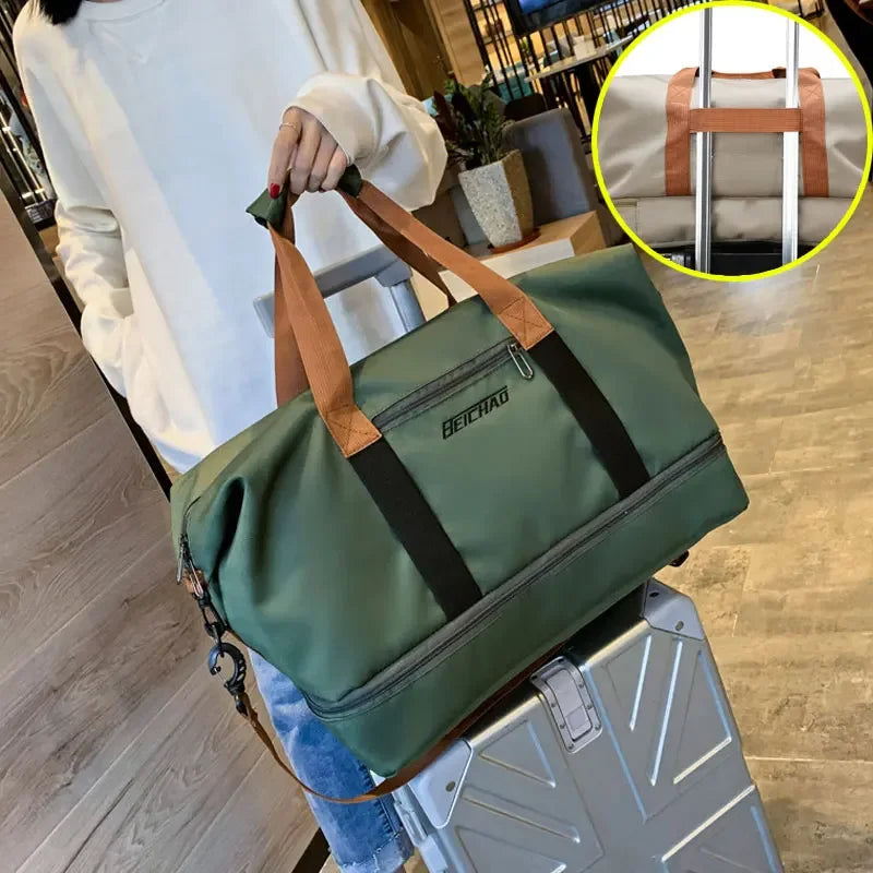 Bolsa de ginástica para viagem, bagagem para curta distância, bolsas de fitness portáteis, bolsa de ombro transversal, bolsa de peito, bolsas de mão, bolsa de mão para viagem, bolsa de fim de semana