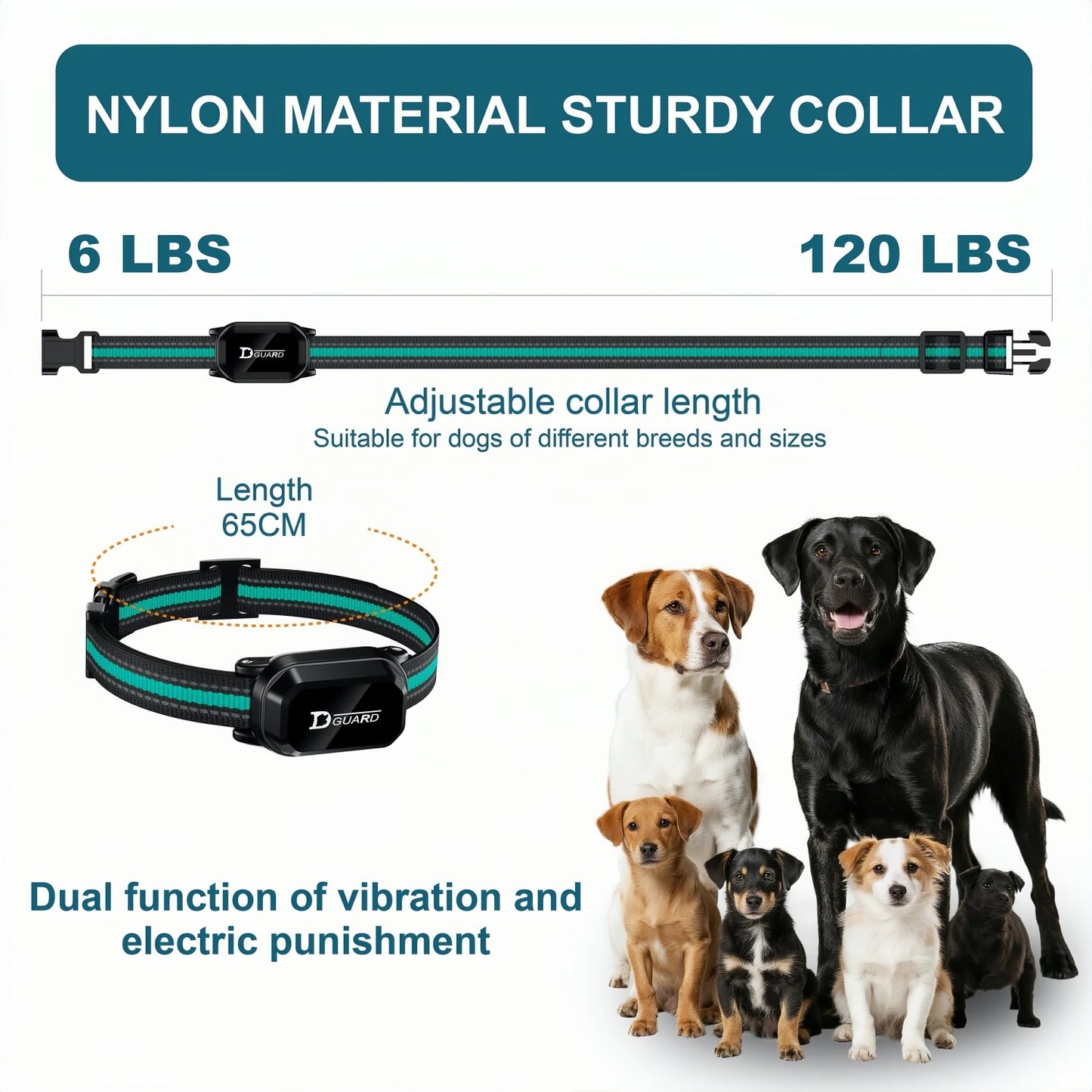 YHLC 3300ft Waterproof Anti Barking Dog Collar, Rechargeable Bark Stopper, Stop Barkin, Electric dog Training Collar for all Dog