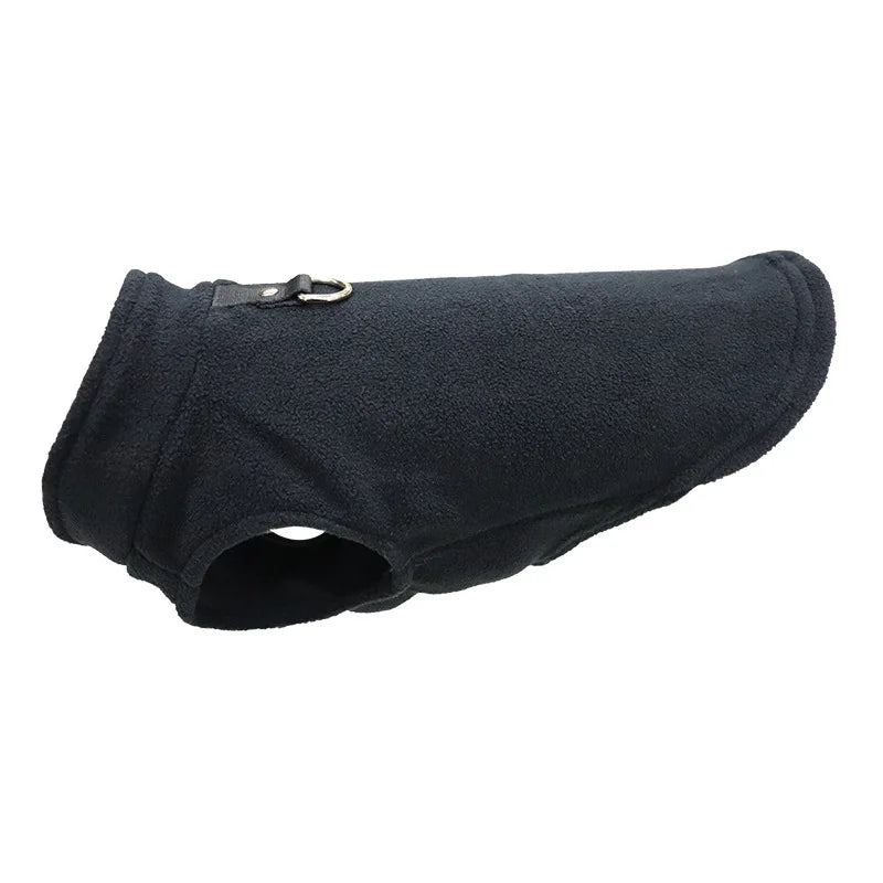 Roupas de inverno quentes de lã para cães, jaqueta macia para animais de estimação, colete com argola em D para filhotes pequenos, casaco para gatos, chihuahua, buldogue francês, fantasia de pug