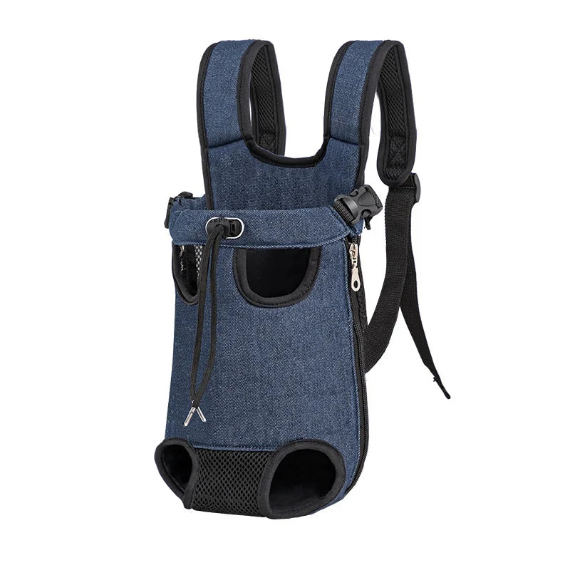 Bolsa de transporte ajustável para gatos, mochila de ombro duplo para animais de estimação, bolsa portátil para viagens ao ar livre, acampamento, caminhada, bolsa para gatos e cachorros