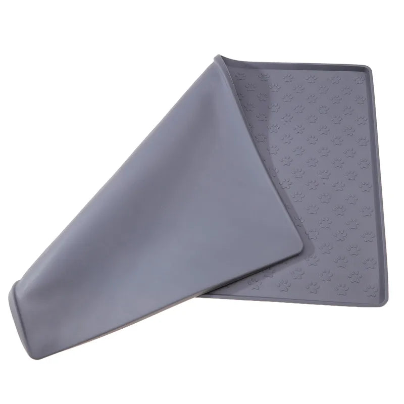 Pet Placemat Dog Food bowl Mat Cat Feed Mat Cat Dog Drinking Feeding Placemat Silicone Waterproof Pet Bowl Pad Feeder Mats 2024