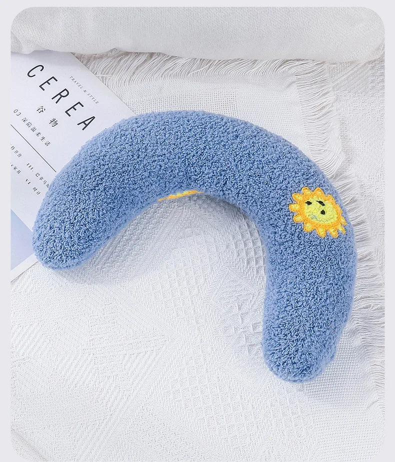 Almofada para cães e gatos, suprimentos para animais de estimação, protege a coluna cervical, travesseiro em formato de U para sono profundo, travesseiro para gatinhos e filhotes