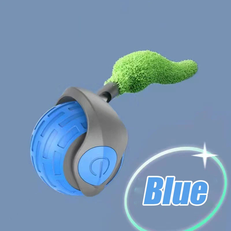 Brinquedos inteligentes interativos para gatos, bola elétrica com rolamento automático para gatos, gatinhos, animais de estimação, treinamento automático, brinquedo recarregável por USB