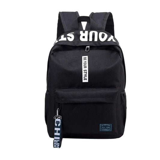 Mochila escolar masculina 2024, mochila preta de nylon, mochila feminina antifurto, mochila casual feminina de viagem, mochila coreana