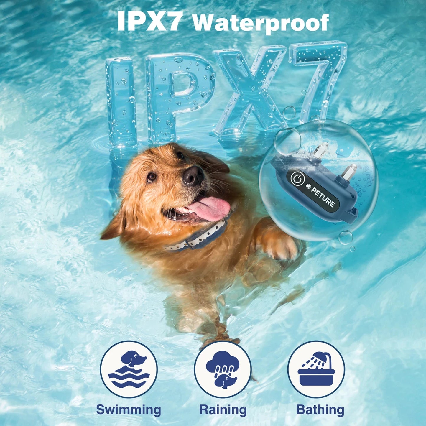 1000M Dog Training Collar 3 Training Modes Waterproof & Rechargeable Shock Collar With Remote Control dogs accessories 강아지