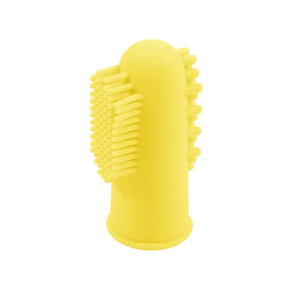 Silicone Pet Finger Toothbrush Bite Resistant Soft Cats Mouth Cleaner 360° Cleaning Pet Teeth Cleaning Fingertips for Cats Dogs