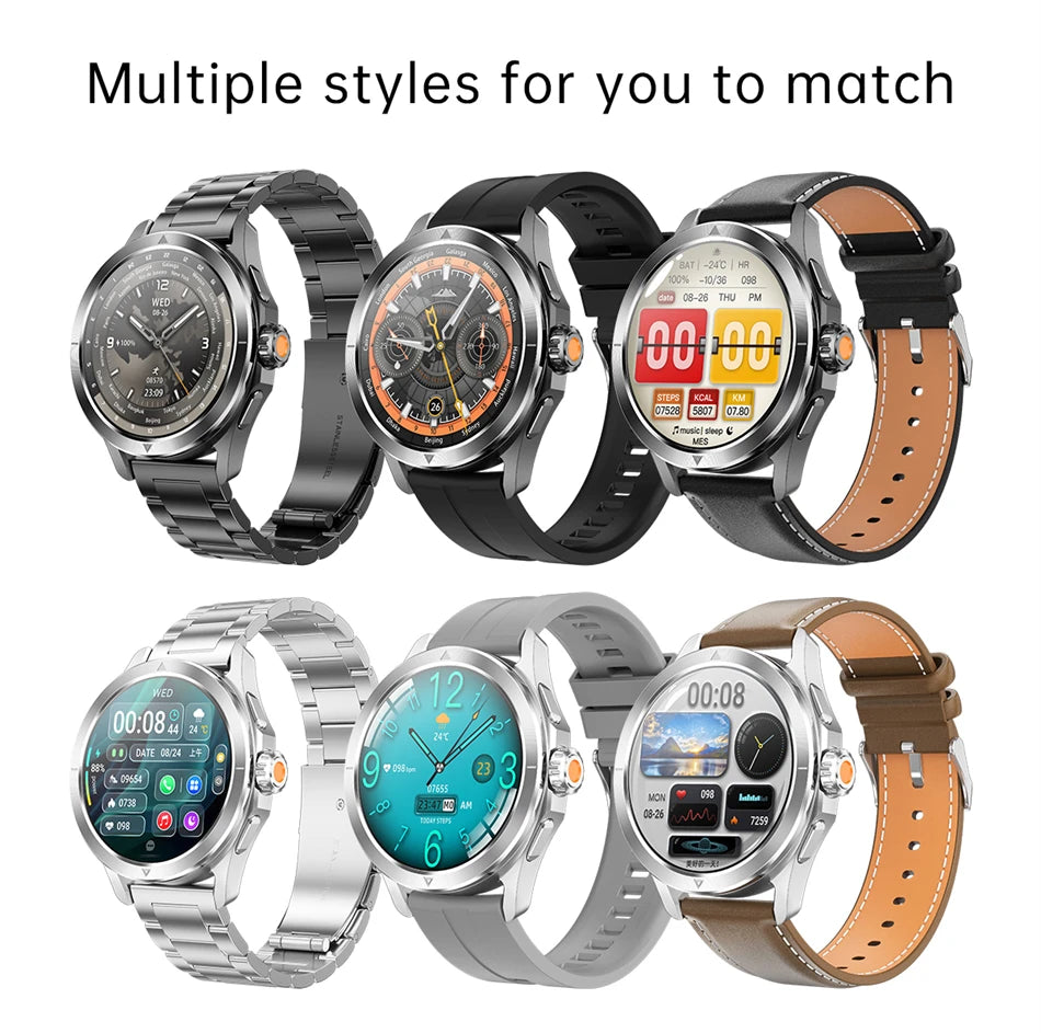 Novo 2025 para Xiaomi S4 Ultra Smart Watch Masculino AMOLED Esporte ao Ar Livre NFC GPS Rastreador de Frequência Cardíaca À Prova D'água Bluetooth Chamada Smartwatch