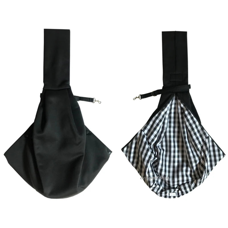Bolsa de ombro transversal confortável para animais de estimação, bolsa de transporte portátil para viagem ao ar livre, bolsa de transporte para filhotes de gatos e cachorros