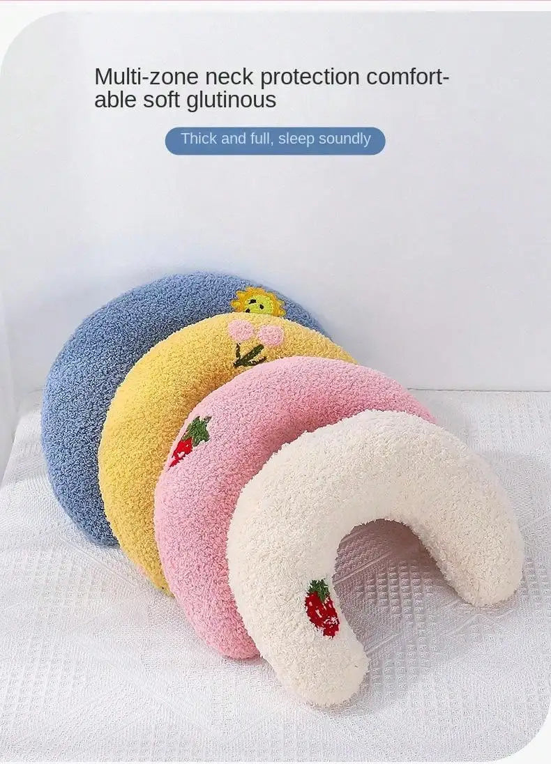 Almofada para cães e gatos, suprimentos para animais de estimação, protege a coluna cervical, travesseiro em formato de U para sono profundo, travesseiro para gatinhos e filhotes