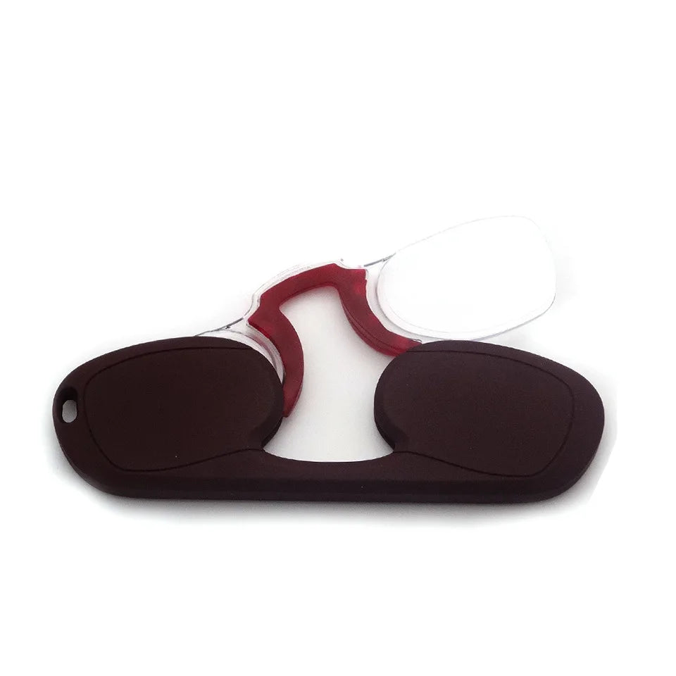 wholesale  presbyopic  silicon mini clip nose bridge  Portable 3M stick on phone  reading glasses 1.0 to 3.5