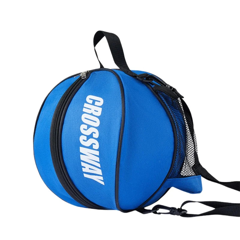 1 peça alça de ombro ajustável 2 bolsos laterais de malha bolsa de basquete bolsa de bola esportiva bolsa de futebol bolsa de ombro suporte transportadora