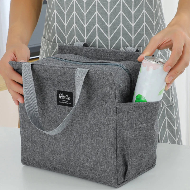 Bolsa de almoço térmica Stitch - Tecido Oxford impermeável, papel alumínio, bolsa quadrada portátil e reutilizável para trabalho, escola, piquenique