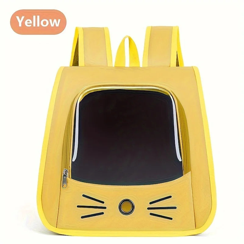 Mochila para transporte de animais de estimação KEMORELA Mochila grande para gatos Mochila transparente respirável Bolsa portátil Mochila para suprimentos para cães e gatos