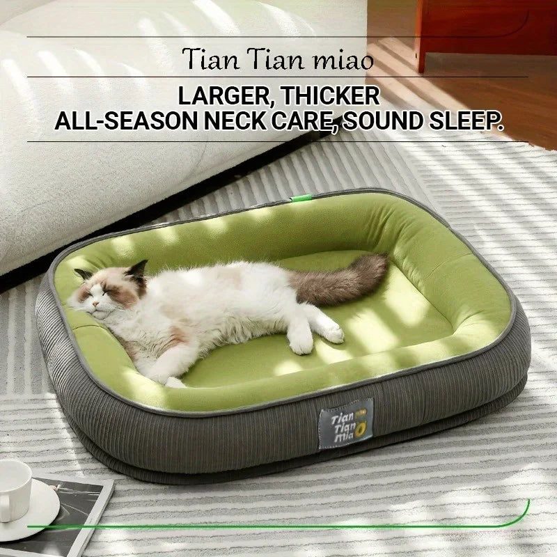 NEW Thickened Warm and Comfortable Dog House Easy To Clean Removable and Washable Medium and Small Dogs Keep Warm Cat Beds 개 침대