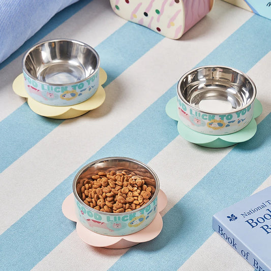 Tigela para alimentação individual de animais de estimação com grande capacidade. Design removível para fácil limpeza. Essencial para animais de estimação. Tigela para animais de estimação.