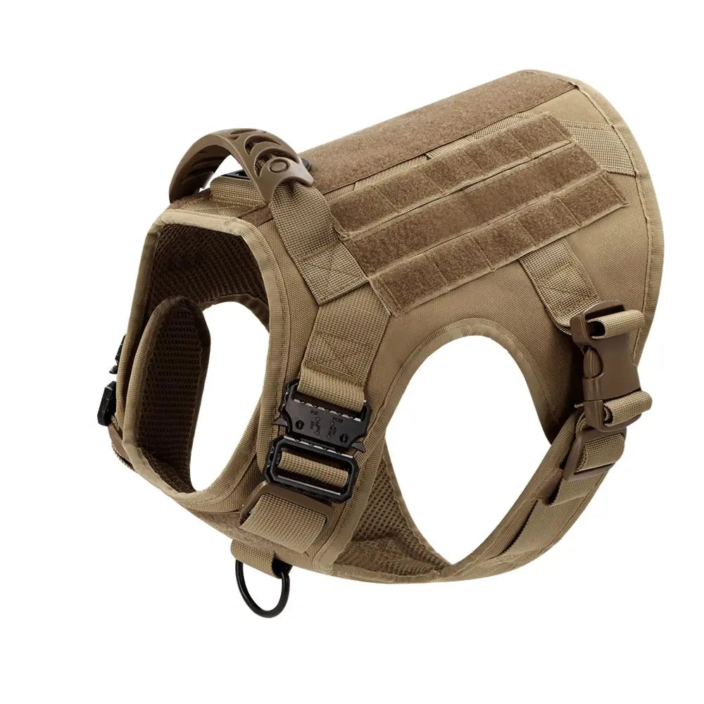 Conjunto de peitoral e guia para cães grandes, colete de treinamento para pastor alemão malinois, colete e coleira para cães de médio e grande porte