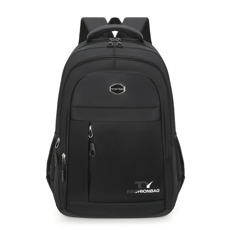 1 Mochila Masculina, Mochila Casual Impermeável de Grande Capacidade, Mochila Ajustável para Computador