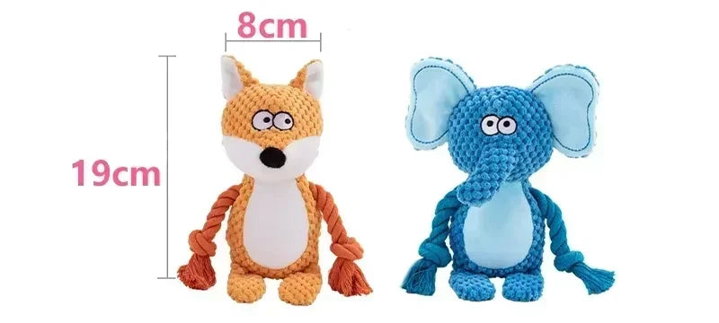 Brinquedo de pelúcia para mastigar cachorros, brinquedo pequeno de pelúcia para mordidas cruas, resistente a ruídos, chocalho para articulações, brinquedo para animais de estimação, filhote indestrutível