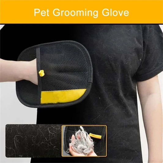 Luvas de remoção de pelos eletrostáticos para animais de estimação, escova de remoção de pelos de gato, luvas adesivas, pente para gatos, luva de limpeza e remoção de pelos
