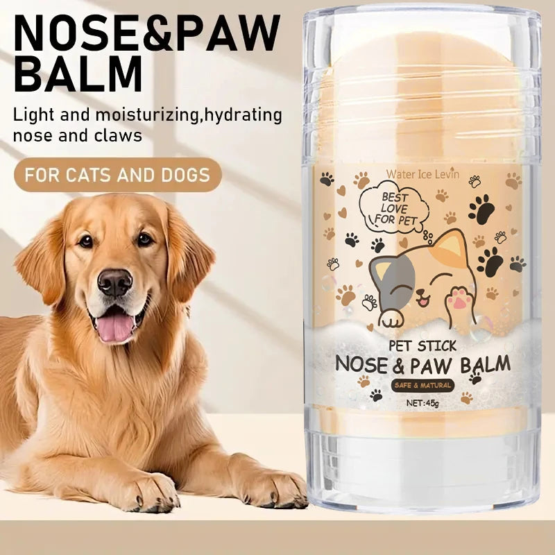 Bálsamo para nariz e patas de cachorro 20g, creme protetor para patas de cachorro, gatos, cães, hidratante para patas de animais de estimação, reparo de rachaduras nos pés, acessórios para animais de estimação